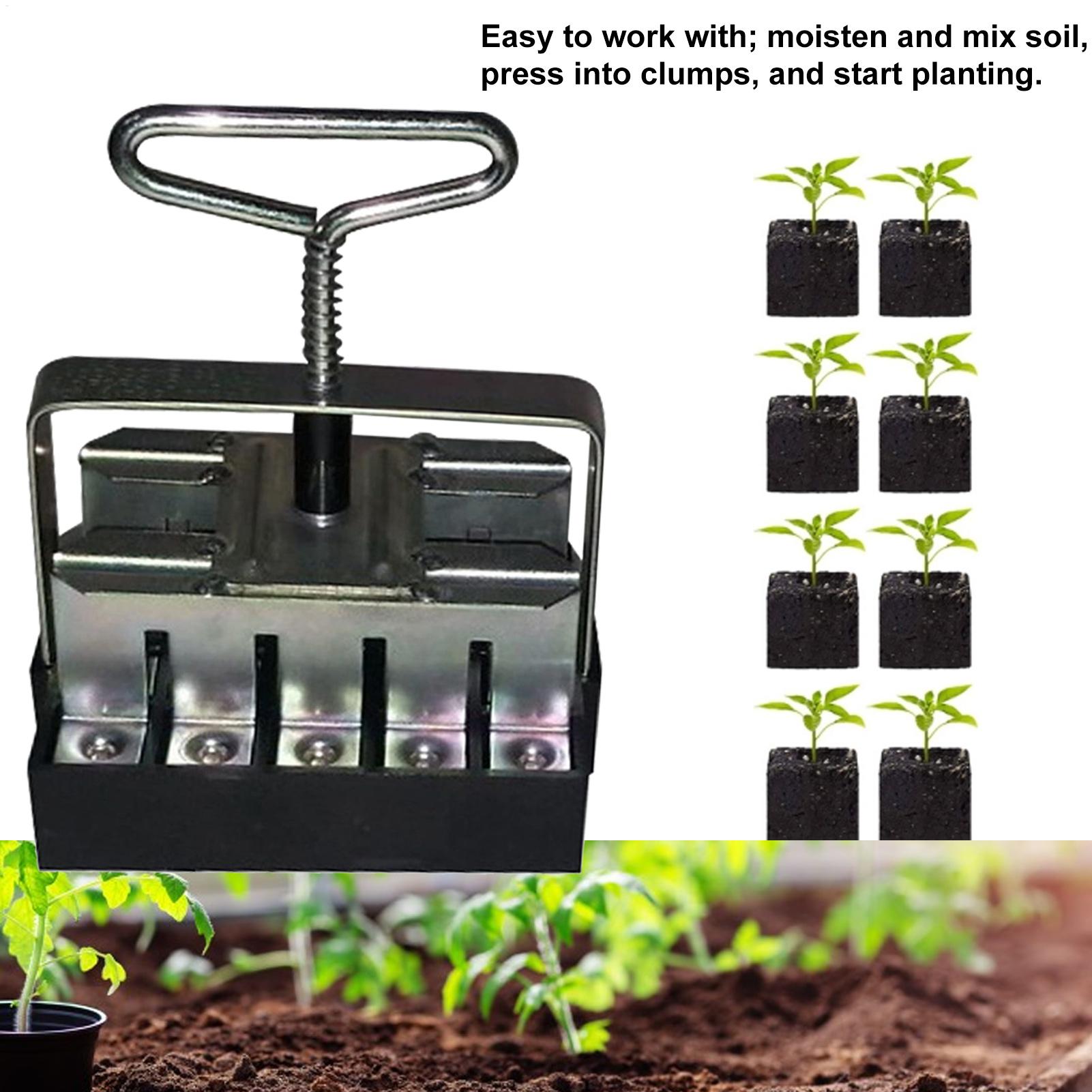Soil Blocker Comfortable Handl - Urban Farming Garden 评论和价格